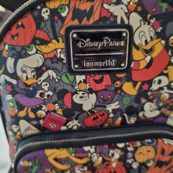 Loungefly Halloween Minnie backpack and ears - Picture 8 of 9